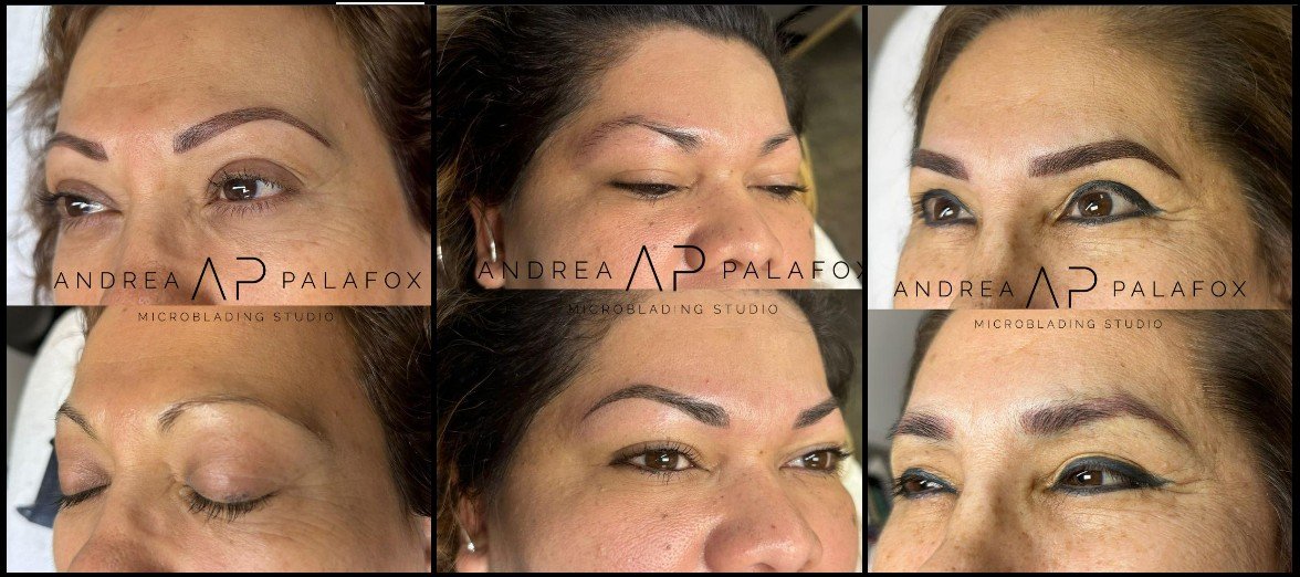 Andrea Palafox Microblading latest brows